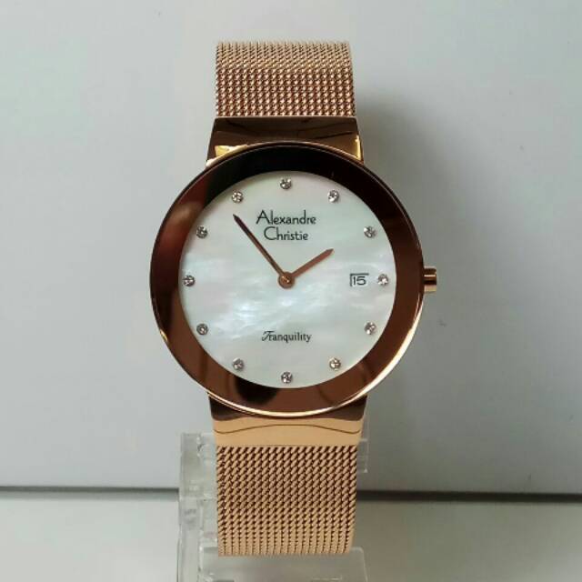 Jam Tangan Alexandre Christie ac 2607 rose gold