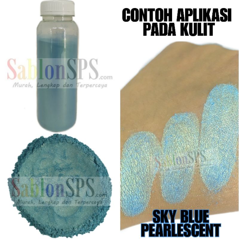 BUBUK POWDER SHIMMER SKY BLUE PEARLESCENT 100gr