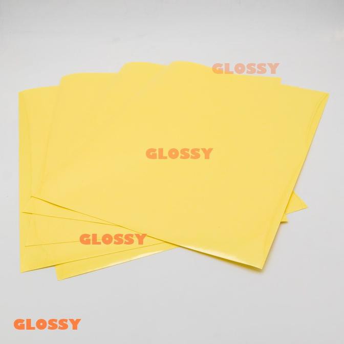 

PLASTIK LAMINASI GLOSSY A4 100 GSM - COLD LAMINATING GLOSSY FILM KODE 521