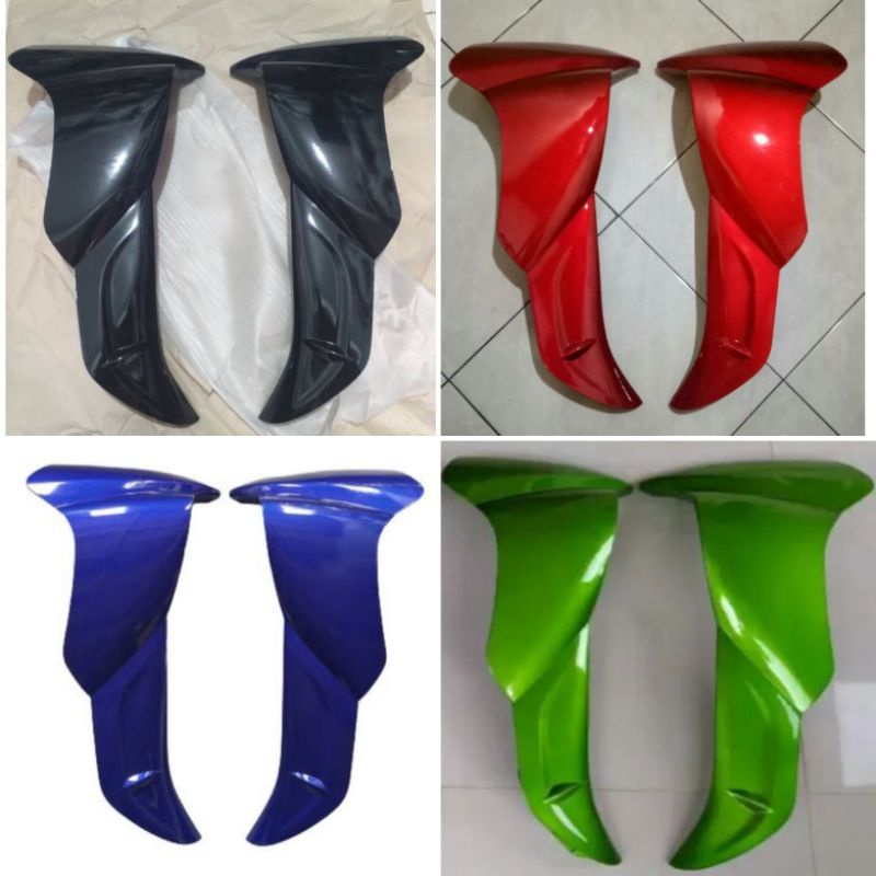 Paket Tebeng Set Lexil Legshield Sayap Luar Jupiter Z 2006 2009 Burhan Hitam Merah Maroon Hijau Biru