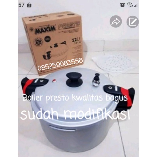 Boiler setrika uap  Presto  Kwalitas bagus