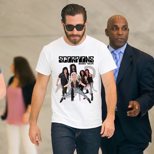 Kaos Scorpions Band Tour Tshirt Unisex