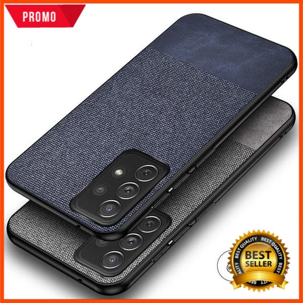 CASING SAMSUNG GALAXY A52s 5G SOFT CASE FABRIC DENIM COVER