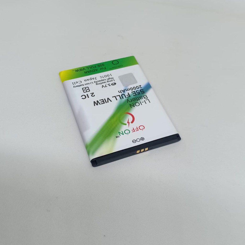 Baterai Advan S5E FullView DoublePower Batre Batere Battery