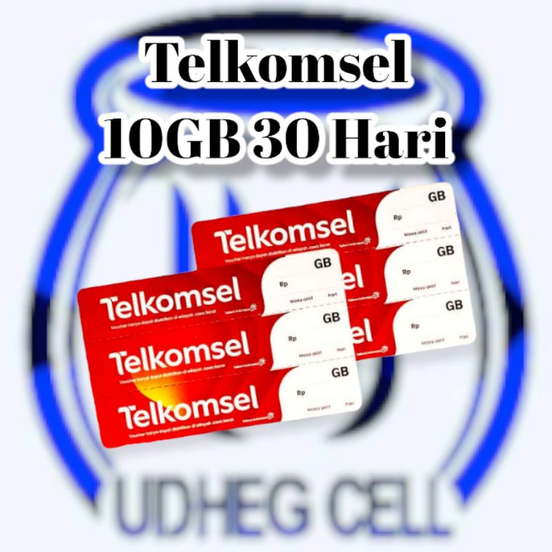 Voucher Telkomsel 10GB 30Hari (JATENG & JATIM)