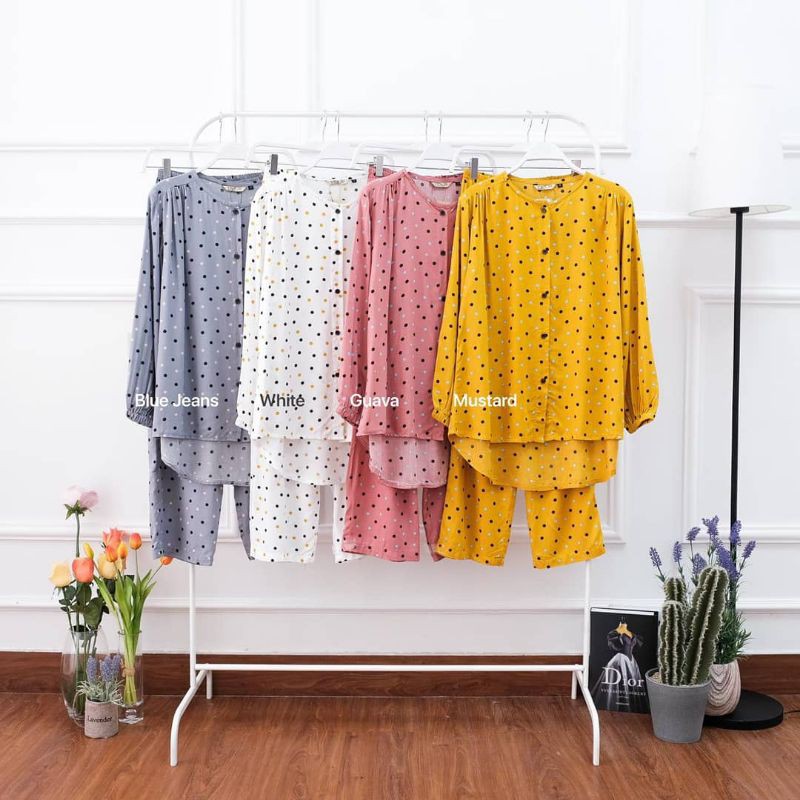 setelan pajamas foyu set by womenwear