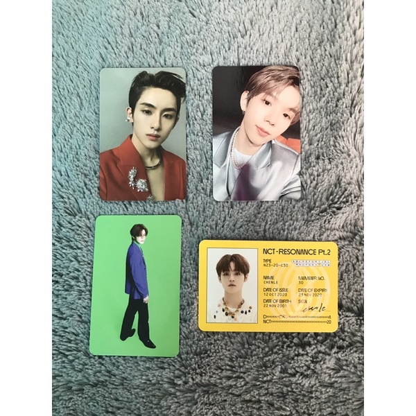 PC WINWIN ARRIVAL VER, PC SHOTARO PAST VER, AR CLIP STICKER YUTA, ID CARD CHENLE DEPATURE VER