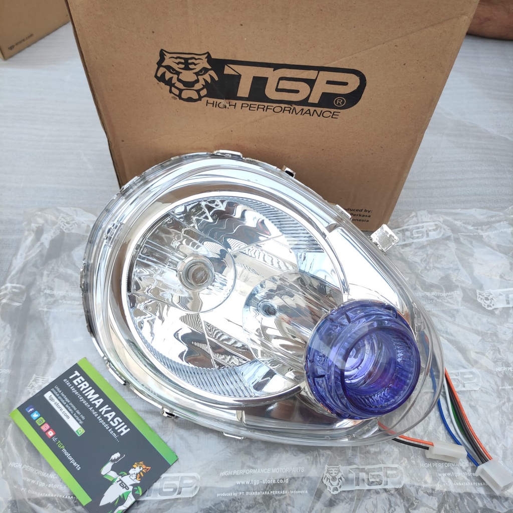 REFLEKTOR LAMPU DEPAN SCOOPY KARBURATOR ASSY KOMPLIT BENING