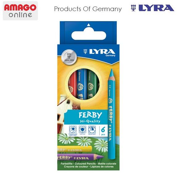 

Lyra Ferby Lacquered - Color Pencil - Cardboard 6 Colors - 3621060 Dijamin Puas