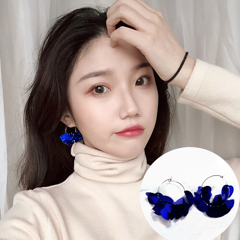 Anting Hoops Wanita Kekinina Gaya Korea Termurah Berkualitas 425