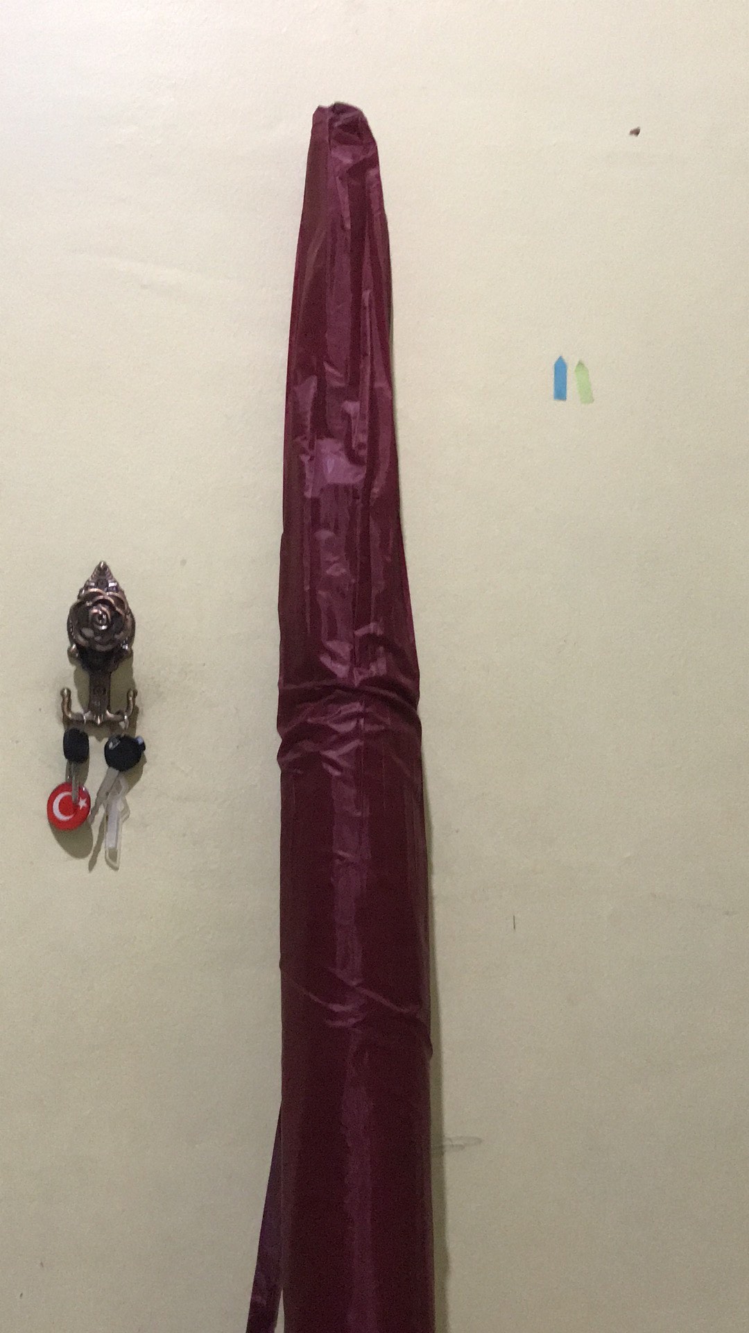 Payung Tenda Pantai 250cm Polos Anti-uv Double (2 Lapis/ 2 Layer/ 2 Helai) Cafe Besar Jumbo