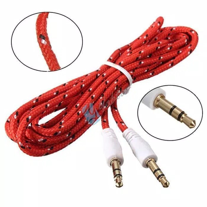 Kabel AUX 3.5 mm Jack Audio Speaker to Handphone