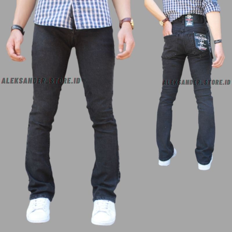 Celana Jeans Cutbray Pria/Cowok - Celana Jeans Semi Cutbray - Celana Pria Cutbray - Celana Cutbray