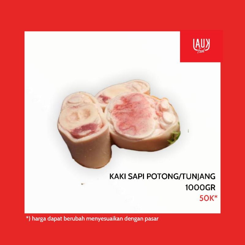 

Kaki Sapi Potong/Tunjang 1000gr tanpa kuku