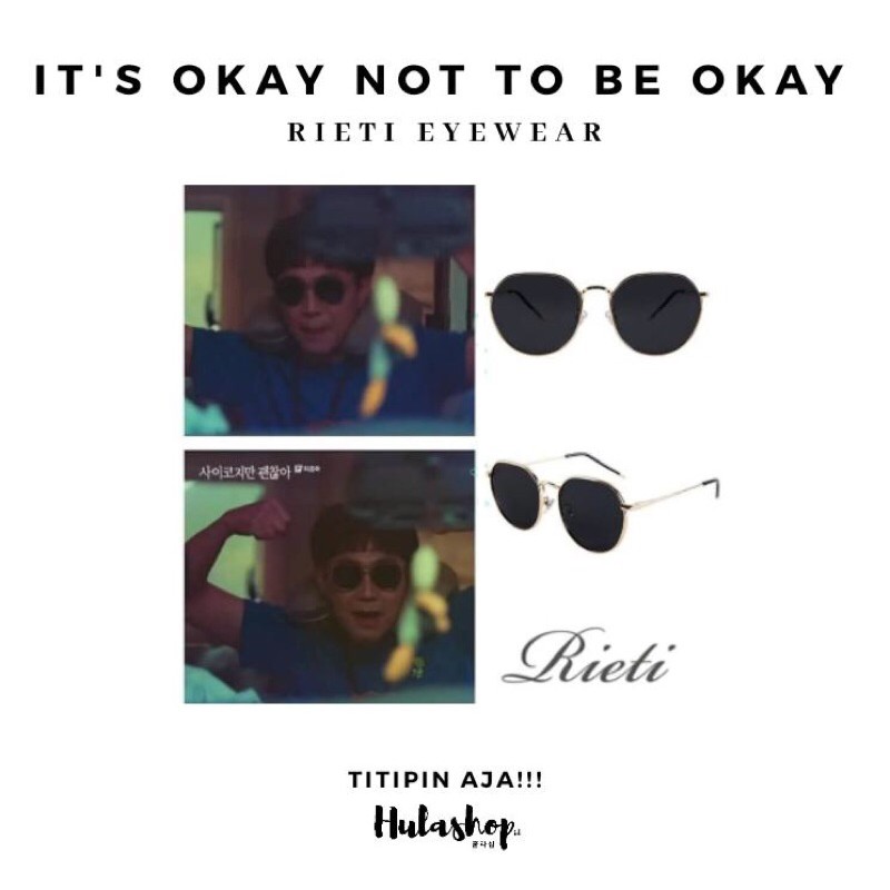 Rieti zoe sunglasses (sang tae) oh jung se it’s okay not to be okay (it’s okay to ot be okay)
