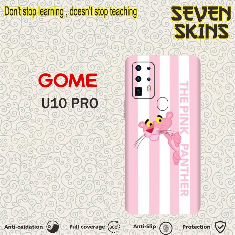 SKIN HANDPHONE DAPAT 2 PCS  GOME U10 PRO THE PINK PANTHER