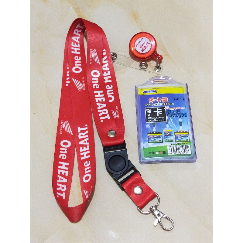 [READY STOK] Tali id card HONDA satuan lanyard printing