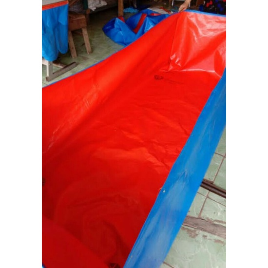 kolam kotak 6x4x1 bahan terpaulin tipe A12