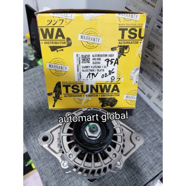 alternator dinamo cas suzuki apv futura injeksi 75 ampere