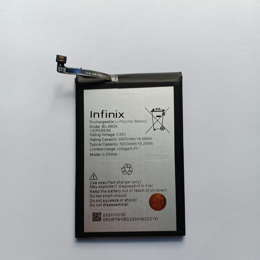 Baterai Infinix SMART 5 X657 X657B X657C NOTE7 X690 NOTE7 LITE X656 BATRE BATERE BATTERY