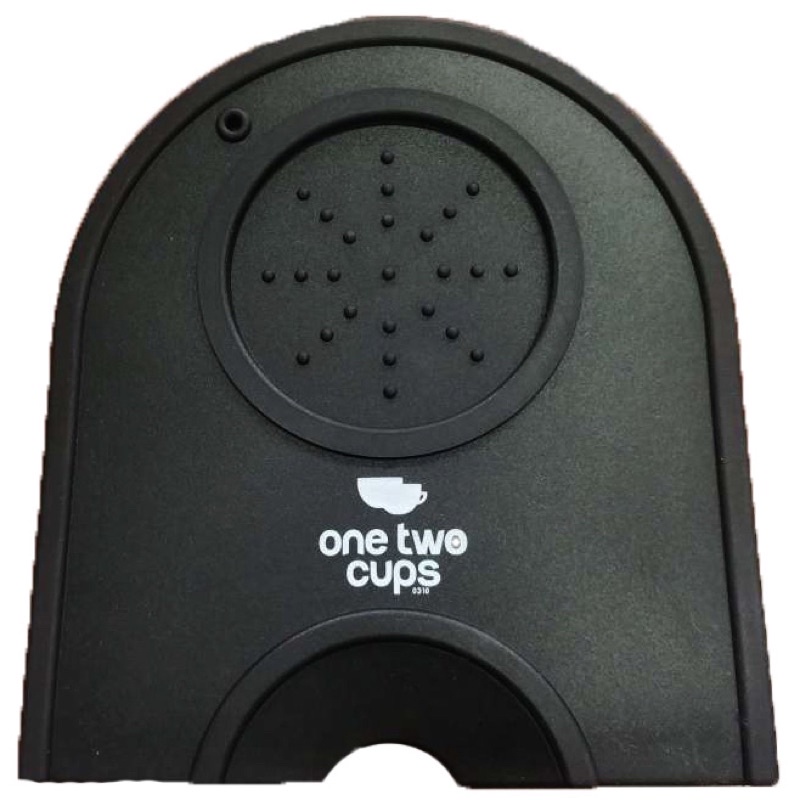 One Two Cups Silicone Holder Mat Tamper Kopi Espresso Barista - 0310 - Black