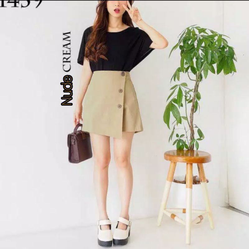 celana pendek / korean mini skirt / rok celana