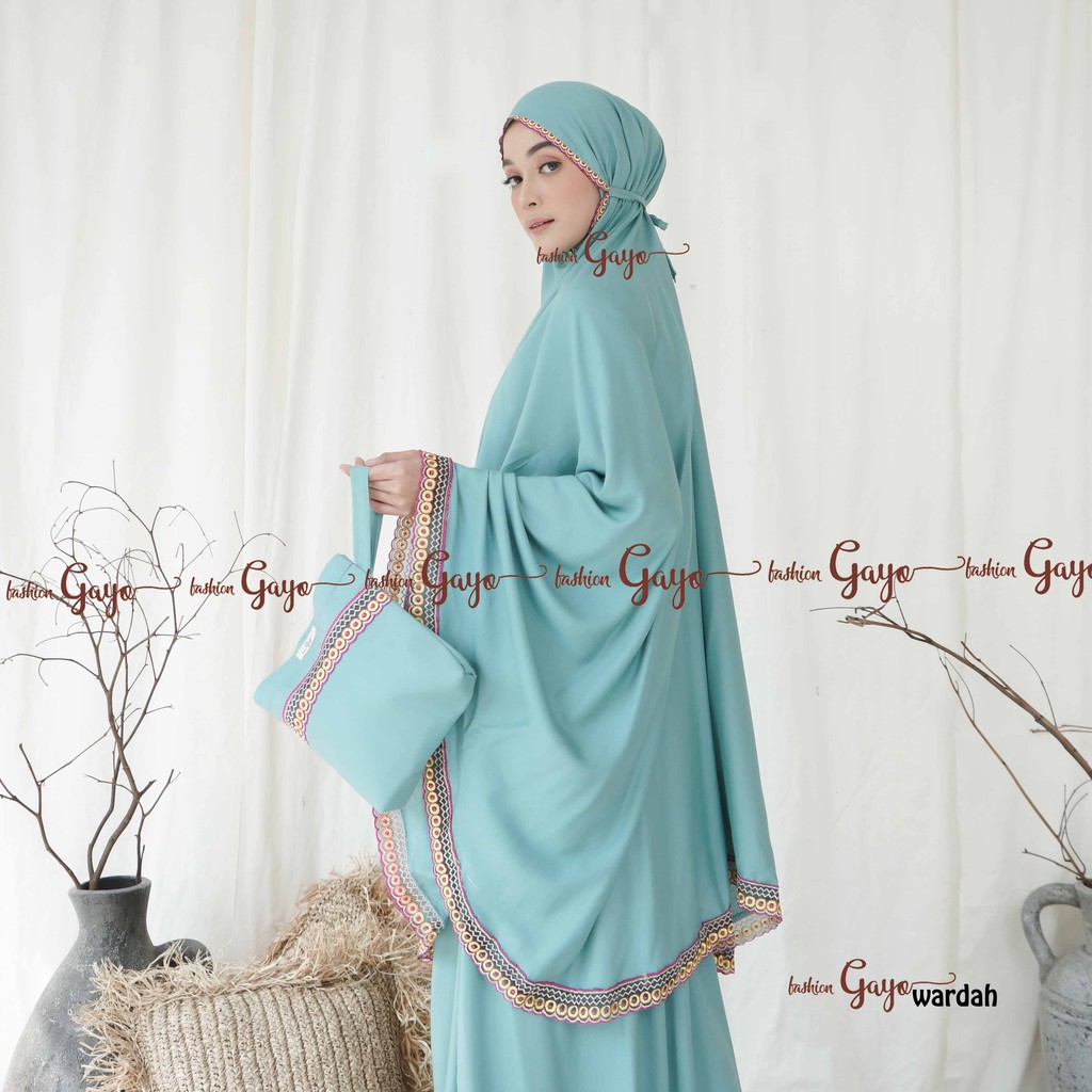 Mukena bali katun rayon 2in1  Aneesaseries