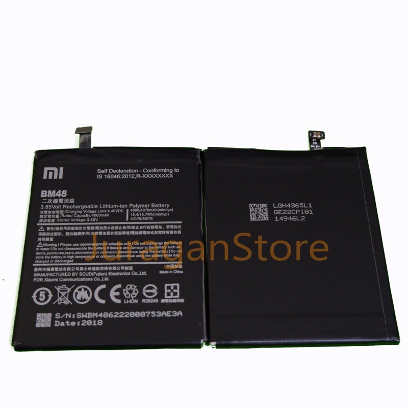 BATERAI BATRE XIAOMI MI NOTE 2 BM48 BM 48 ORIGINAL