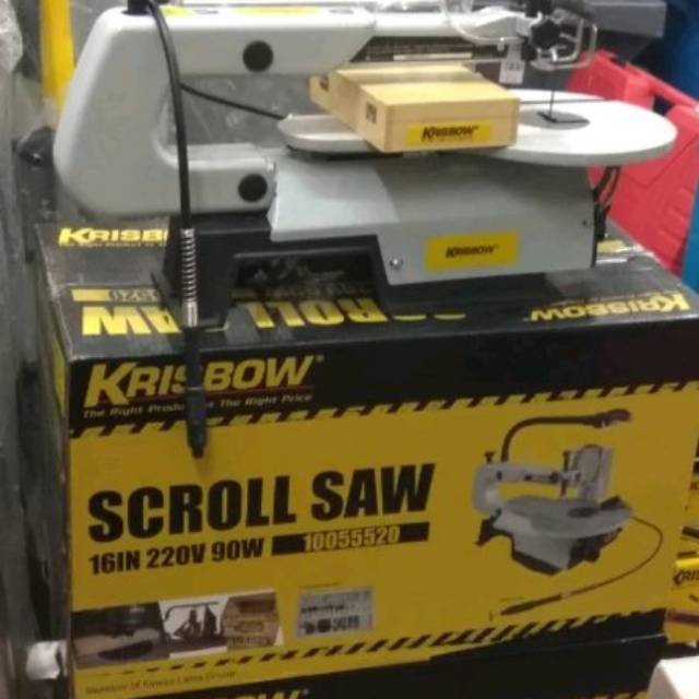 scroll saw 6 krisbow kw010055520 || SCROLL SAW KRISBOW 16IN 90W 220V