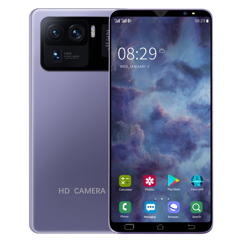 Xiaom! Redm! 11 (6GB+128GB) IP67 8MP Quad Kamera 4800mAh 6.1 inc FHD+ DotDisplay Garansi Resmi-ungu