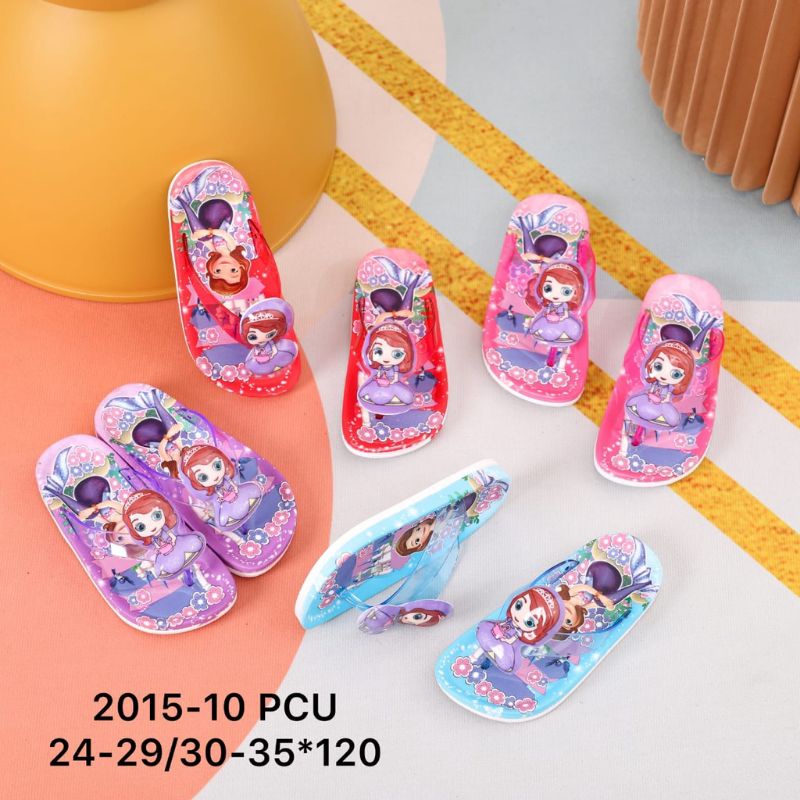 Sandal Jelly Anak Perempuan Motif Sofia,Sandal Jepit Anak,Sandal Princes,Sandal Anak Import