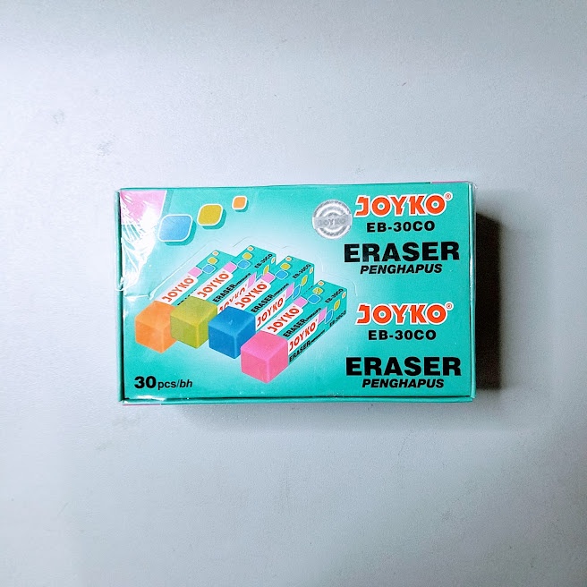 

Stip Joyko 30 Pcs 4 Warna EB30CO @50 Pak (1) (Penghapus & Tipe X)