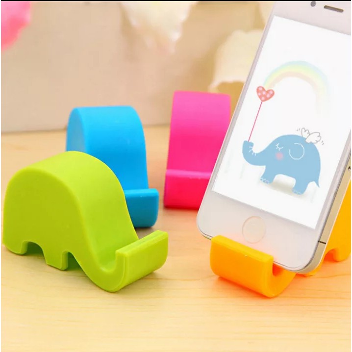 Stand Holder HP Handphone Tablet Bentuk Gajah Mini Lucu Dudukan HP Penyangga Serbaguna