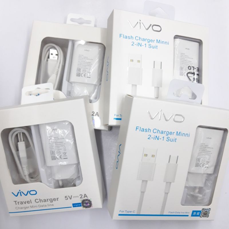 Charger Vivo Y53 Y71 Y81 Y91 Y50 V17 V20 BK0720 Kualitas Original TC Vivo