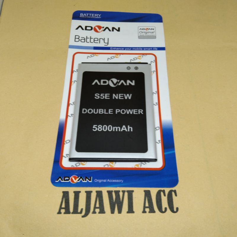 Batre Baterai Battery Advan S5E New Doubel Power Battery Advan s5e new