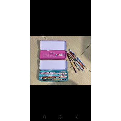 

tempat pinsil kaleng karakter