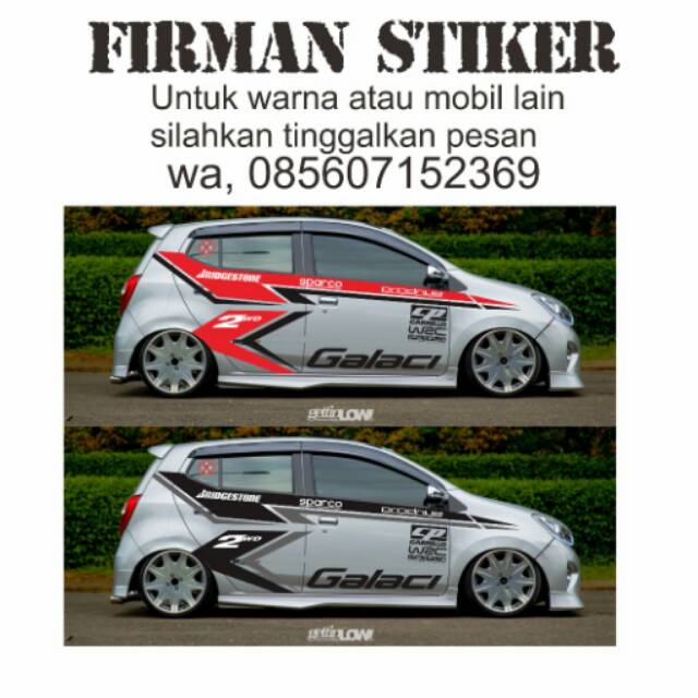 81 Modifikasi Cutting Sticker Mobil Agya Gratis Terbaru