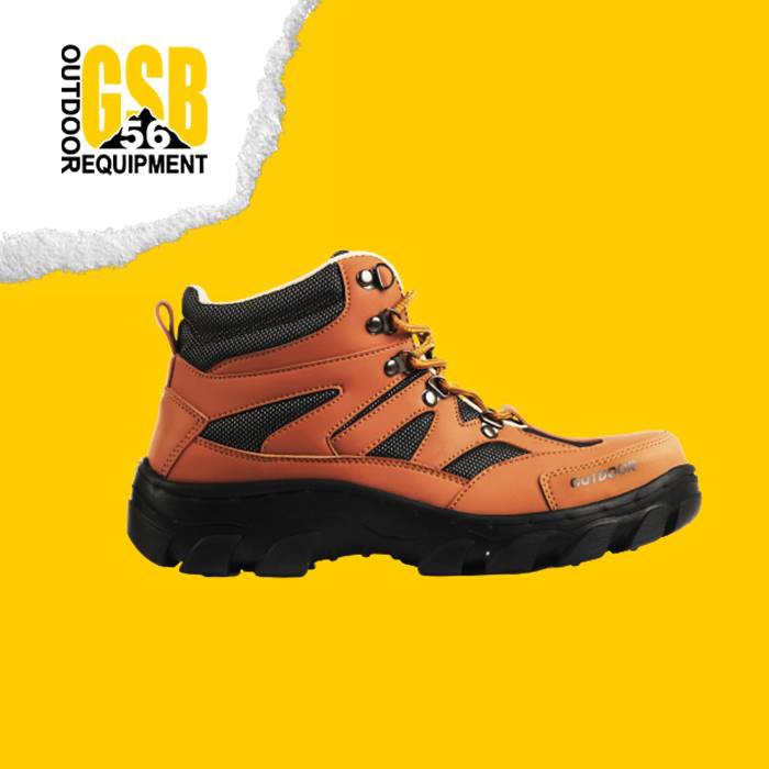 Sepatu Safety Boots Pria GSB-56 Raptor / Sepatu Outdoor / Sepatu Hiking / Sepatu Safety / Casual