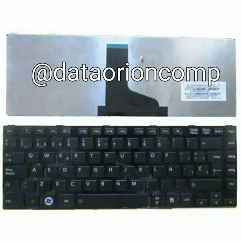 Keyboard Toshiba Satellite C800 C805 C840 M800 M840 M805 L800 L805 L830 C800D Frame