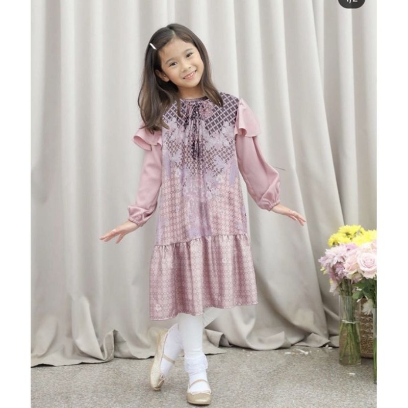 MAYA DRESS KIDS (VANILLA HIJAB)