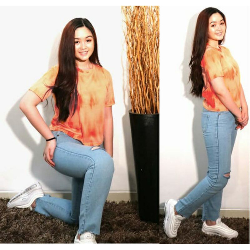 Blouse Crop Tie Dye