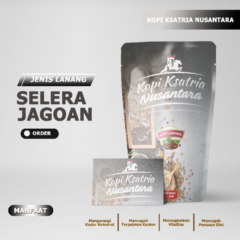 

KOPI LANANG KSATRIA NUSANTARA 250 GRAM