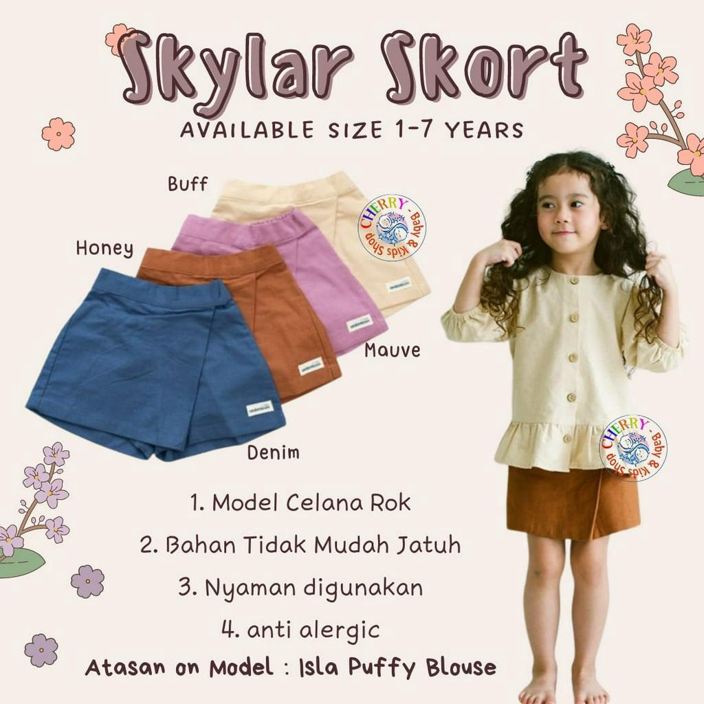 Ardenleon Skylar Skort 1-7 Tahun Celana Rok Fashion Anak Perempuan Chic Series CBKS