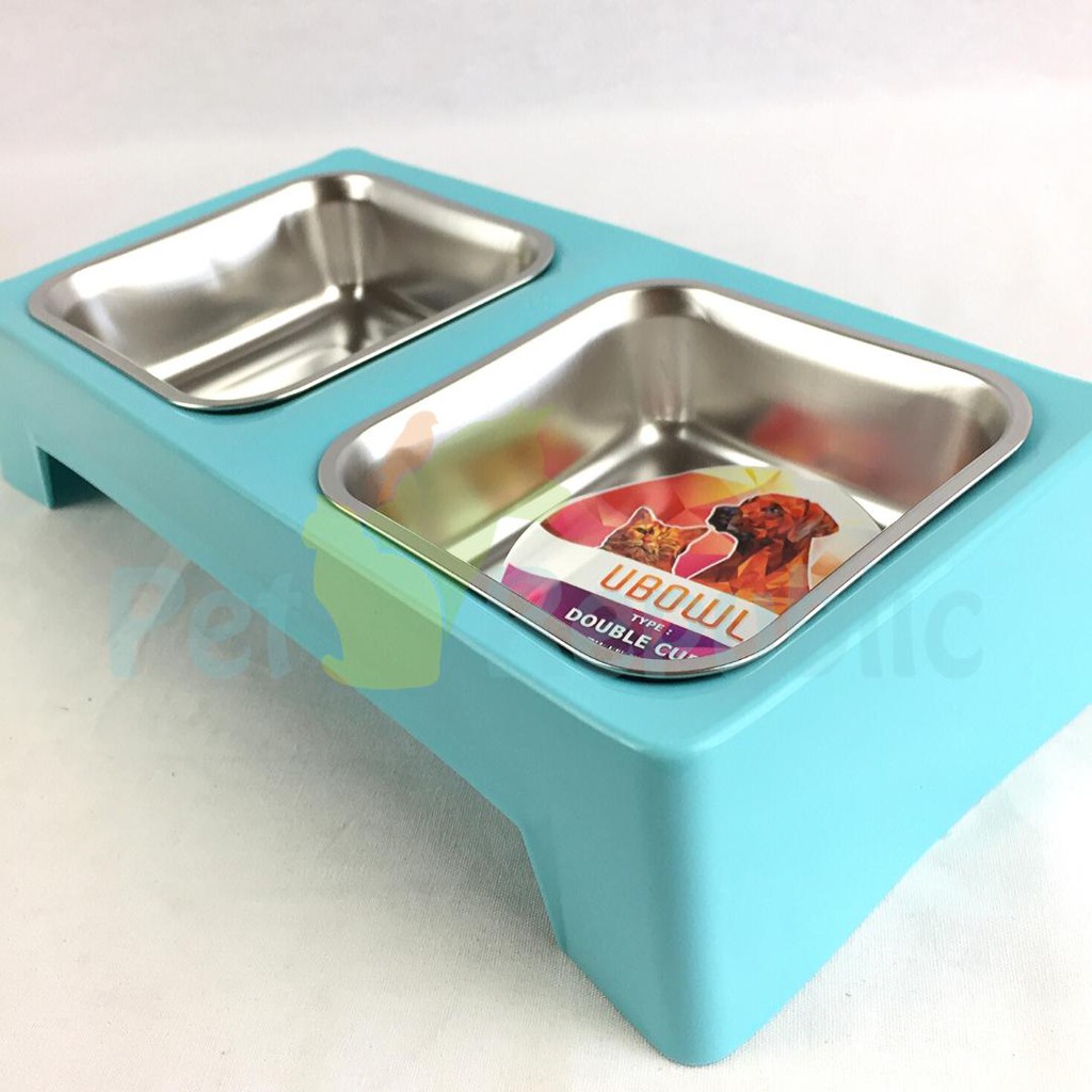 

UBOWL Tempat Makan UB2 Cubo Pet Bowl Double 29cm