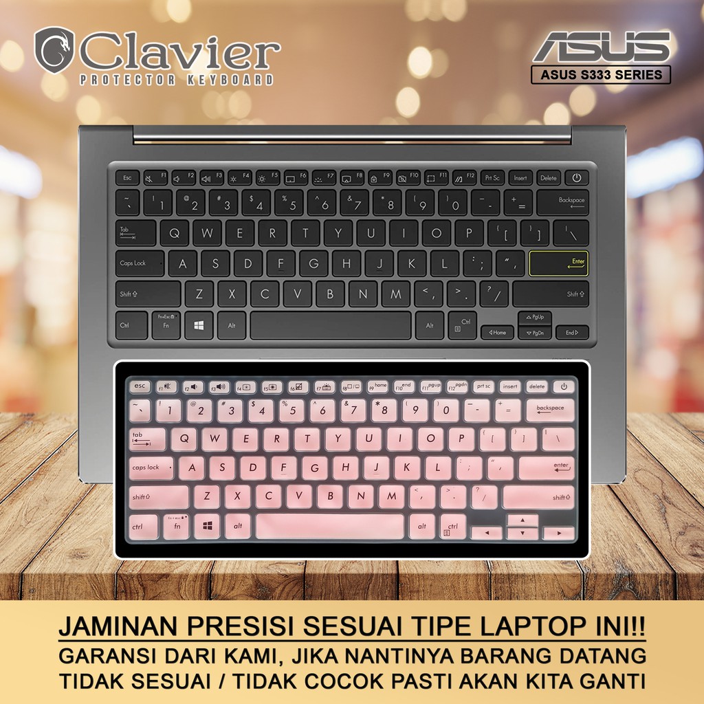 Keyboard Protector Cover Asus VivoBook S13 S333 S333E S333EA S333J S333JQ Silikon Warna Cooskin
