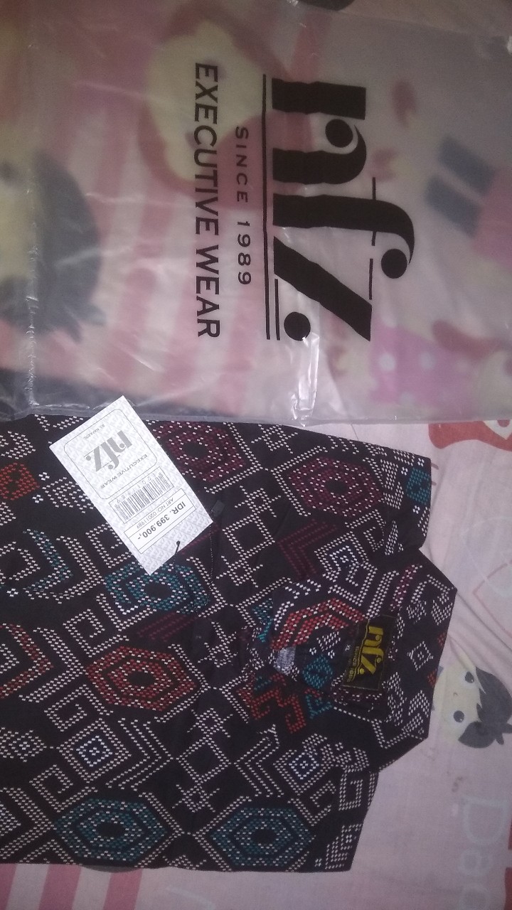 New Arrival Distro Batik Pria Bordir Sogan Hrb026 Batikaf Notoarto Batik