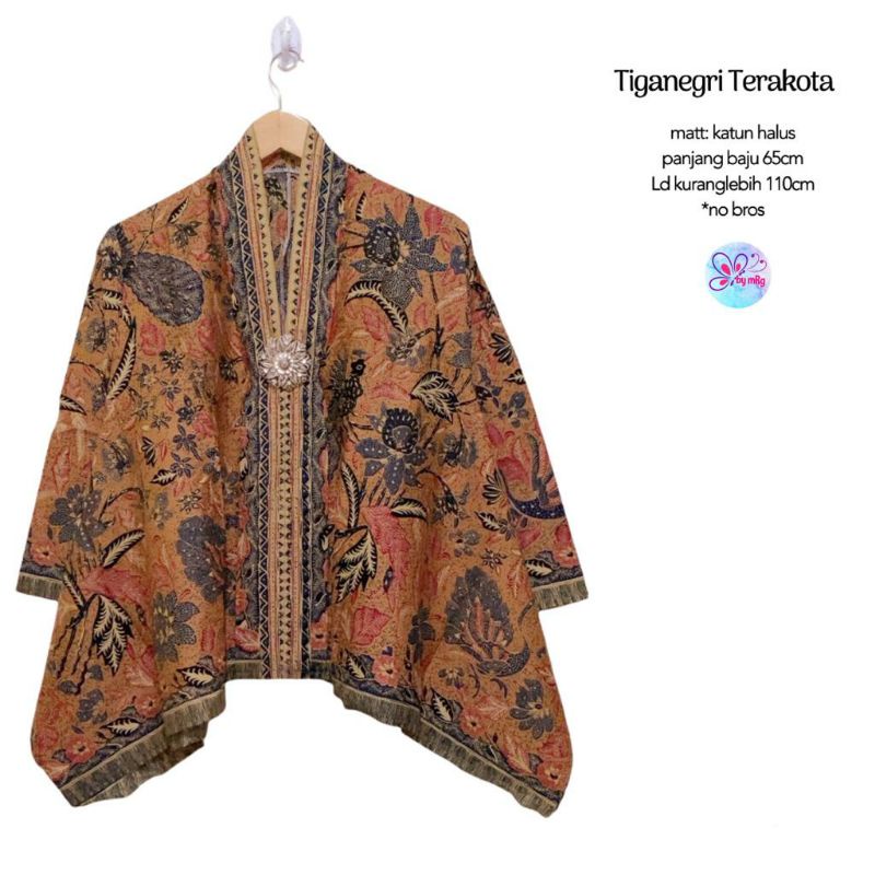 BLUS BATIK ATASAN KARTINI HALUS TIGA NEGERI