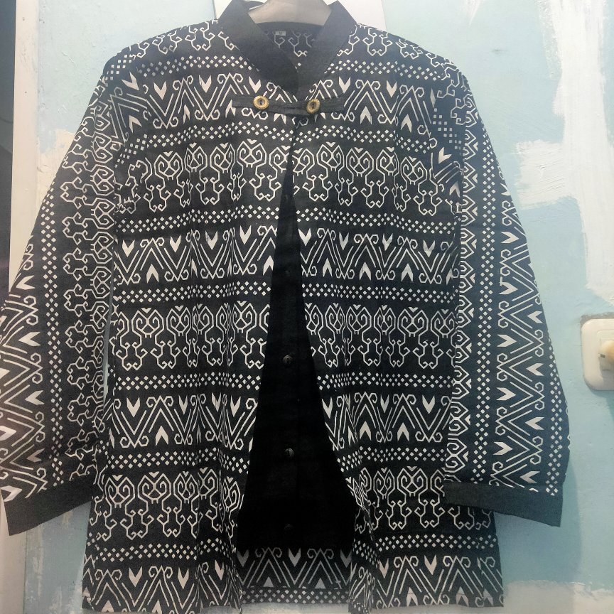 Bswart Batik Hrb026 Kenongo Hem Pendek Padi Pekalongan M L Xl Batik Pria Murah Modern Grosir