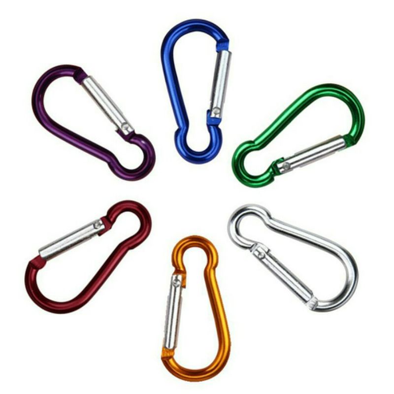 Gantungan Kunci Karabiner 1pcs Warna Random