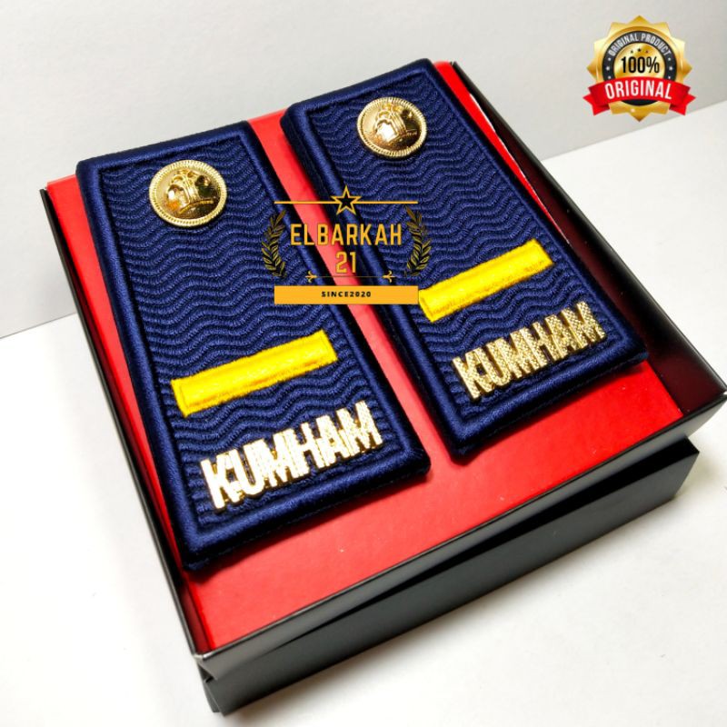 PANGKAT PFH KUMHAM 3A TERBARU WARNA ABU BORDIR MOTIF TIMBUL EXKLUSIVE pangkat kumham terbaru warna abu